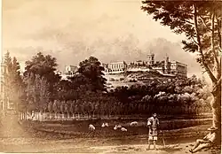 Chapultepec Castle in 1880 by Henry Becher. University of California Libraries.[17]