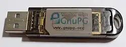 Card inside USB shell