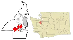 Location of Bremerton, Washington